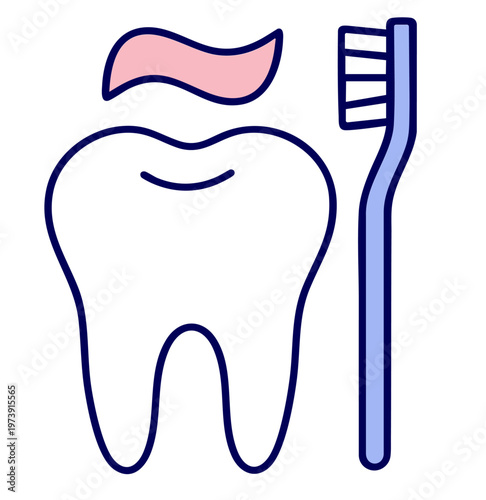 Tooth brushing with multi bristle toothbrush — daily oral hygiene cleaning strengthening enamel and preventing plaque