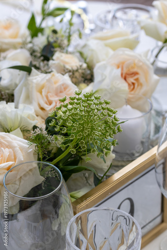 Flores de mesa de boda 