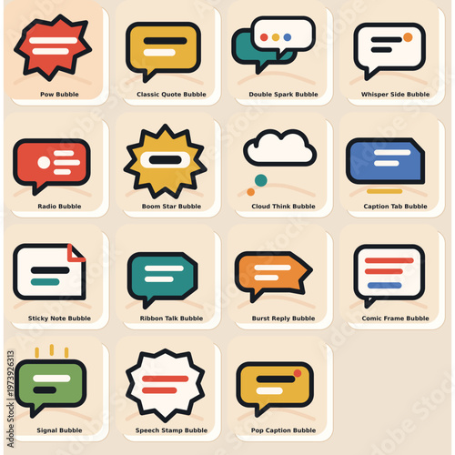 Retro Comic Speech Bubble Pack