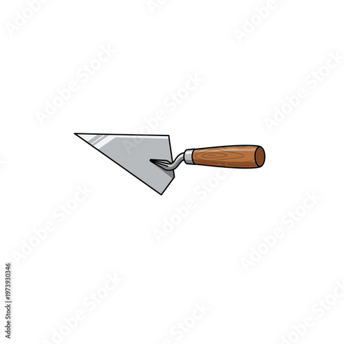 Professional bricklayer trowel construction tool