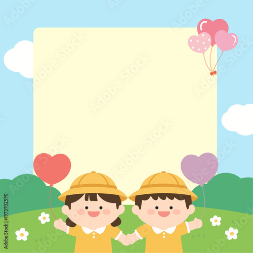 유치원봄프레임