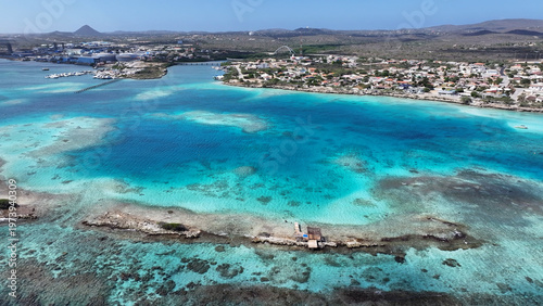 Foto Caribbean Skyline In Oranjestad Caribbean Netherlands Aruba