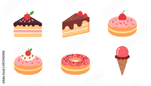hand drawn vector illustration of a pizza and foods