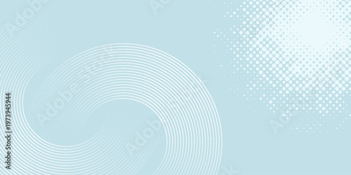 Modern abstract background. Glossy white gradient circle lines. Minimal geometric pattern. Simple graphic elements. Futuristic concept. Suitable for cover, poster, banner,