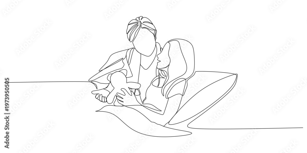 Obraz premium a doctor and his young female patient eps 3