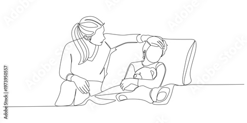 A mother accompanies her young daughter who is being treated eps 1