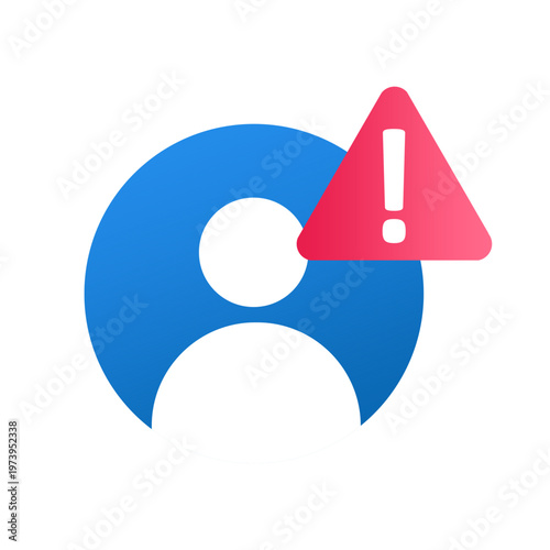 User Profile Warning Icon