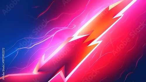 A high-octane surge of electric energy and vibrant motion trails.