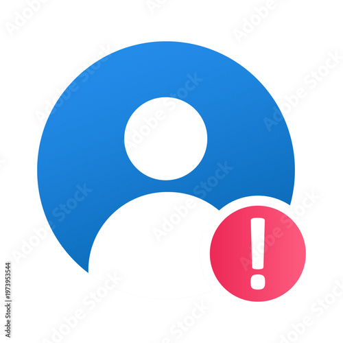User Profile Warning Icon