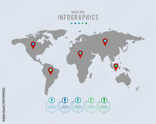 map of the world with countries