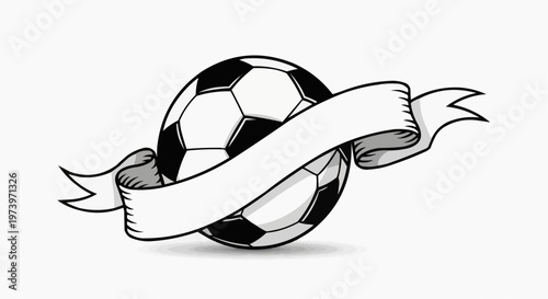 A 3d soccer ball with a crown and a football helmet symbol represent a world championship sports competition design featuring a vector sphere and team equipment for a goal oriented game
