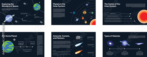 Space Objects Science Infographic Template V3