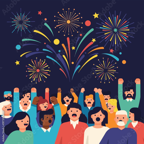 Group of professional designers collaborating on a new wearable technology gadget project inside a modern creative workspace vector graphic illustration