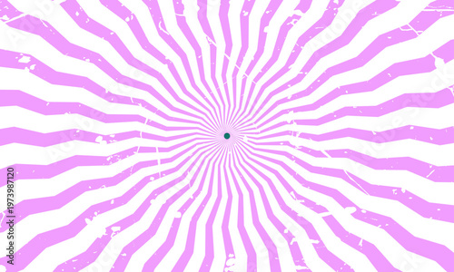 Pink and white sunburst background vector design. comic background with retro rays. sunburst pattern background.