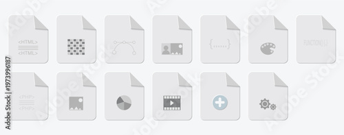 File extension - File icon
A set of icons for files, documents, and file extensions / Software / Documents / Business / Data / Documents / IT