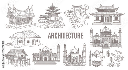 Diverse Architectural Styles and Structures.