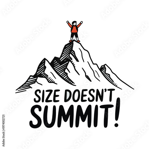 Tiny Hiker, Giant Mountain