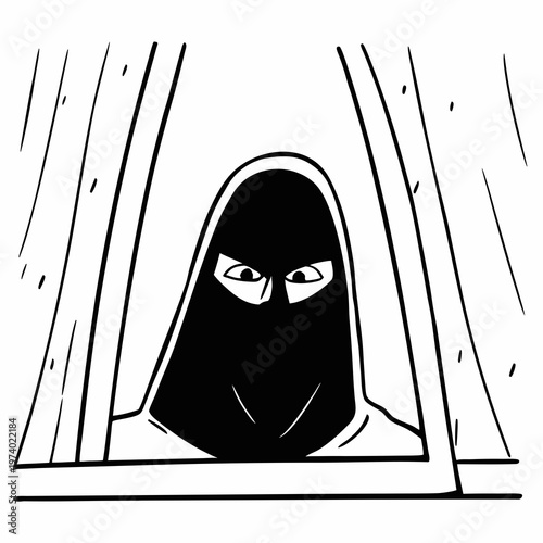 Hooded Elder's Glowering Gaze