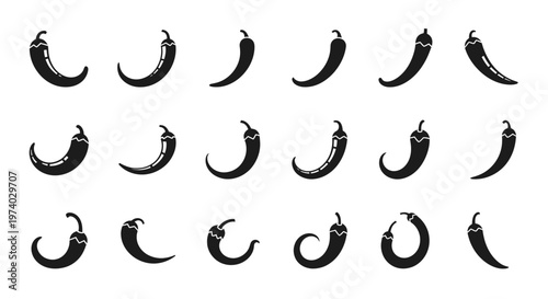 Collection of black earrings displayed.