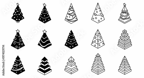 Collection of Christmas tree ornaments.