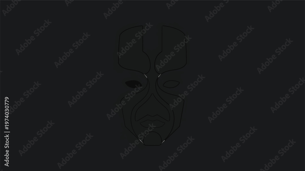 Obraz premium Black electrical plug isolated on a dark background, ready for use.