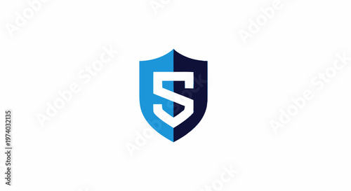 Free Download Blue Shield Logo with Letter S Representing Security and Protection. - GFXLoad
