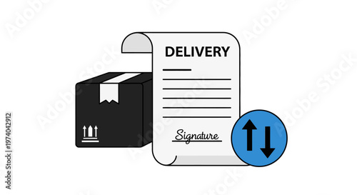 Delivery Box with Signature Form.