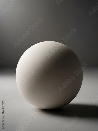 Smooth Spherical Form Under Subtle Illumination, Conceptual Simplicity