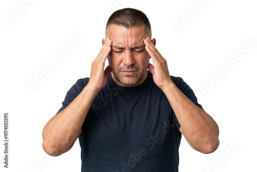 Man Suffering from Headache or Migraine Pain