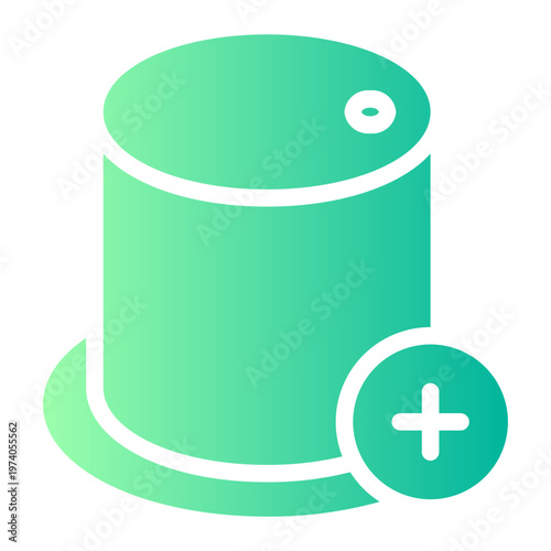 water tank gradient icon