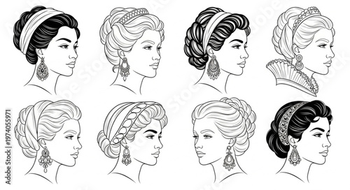 Elegant Womens Hairstyles - A Collection of Classic and Timeless Looks.