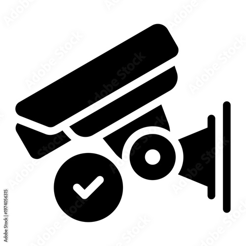 cctv glyph icon