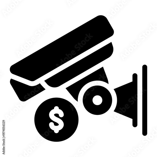 cctv glyph icon