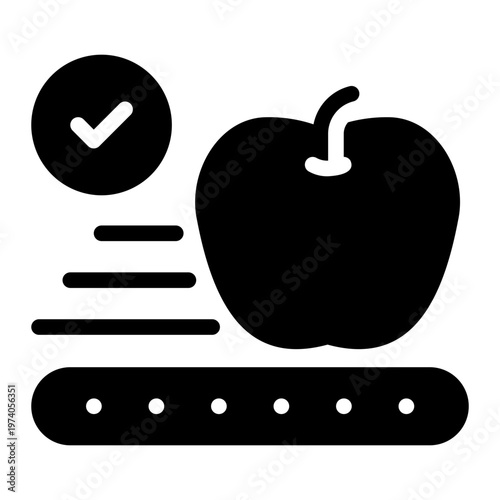 conveyor belt glyph icon