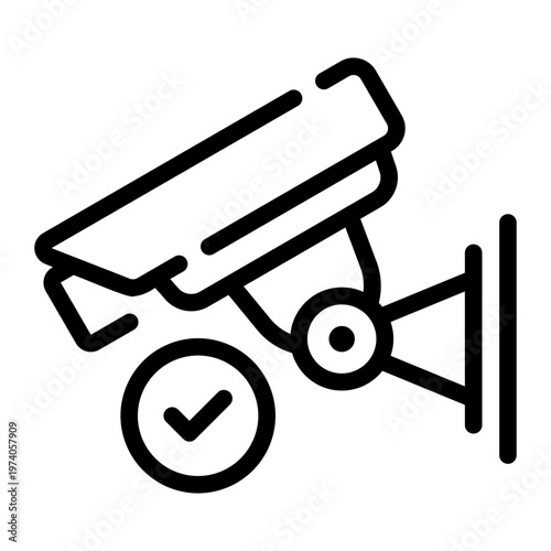 cctv line icon