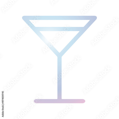 Wine glass icon design template
