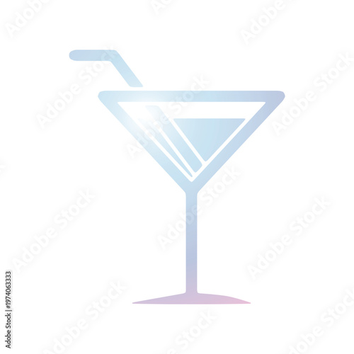 Wine glass icon design template