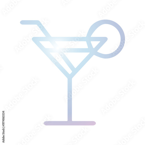 Wine glass icon design template