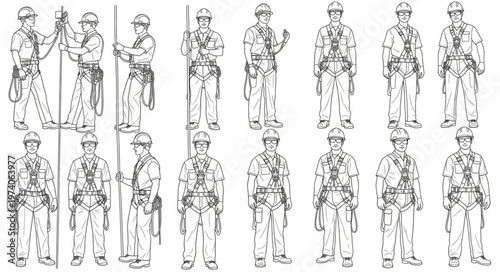 Collection of Military Personnel in Uniforms.