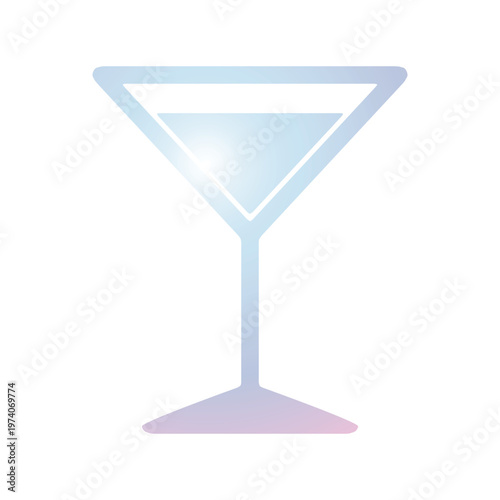 Wine glass icon design template