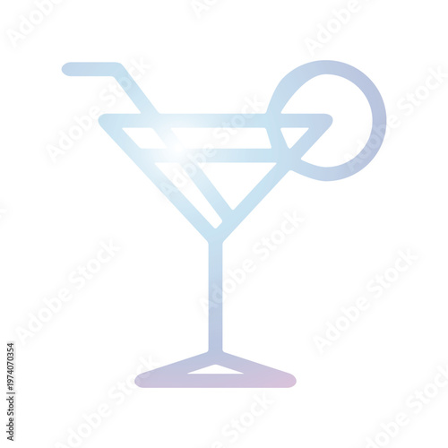 Wine glass icon design template