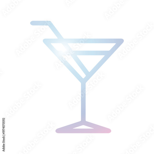 Wine glass icon design template