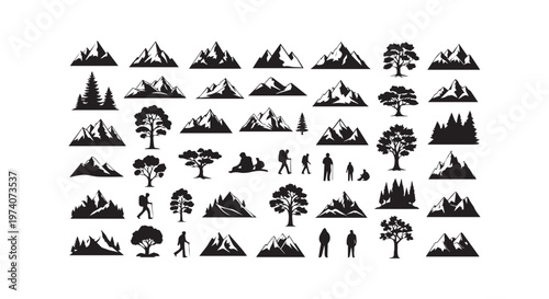 A collection of chess pieces arranged in two parallel rows displaying different designs and styles