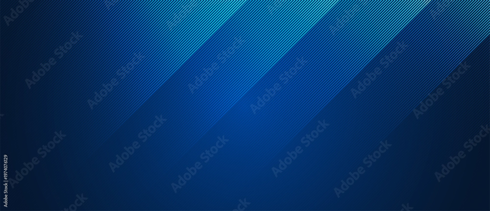 Obraz premium Abstract blue diagonal geometric with line modern technology background. Futuristic technology concept.