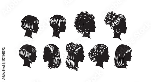 Various styles of black and white cowboy hats displayed in a grid layout showcasing design diversity