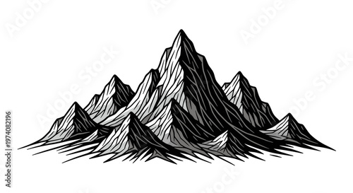 A monochrome feather illustration conveys lightness, elegance, and freedom. Suitable for backgrounds, website design, or marketing materials needing a