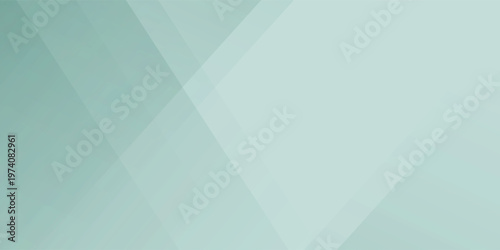 Light teal green abstract background with subtle overlapping translucent geometric shapes and diagonal lines, creating a modern minimalist design.