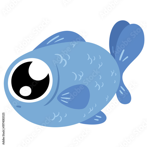 cute fish vector illustration