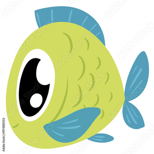 cute fish vector illustration