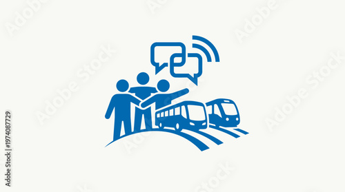 Public Transport Communication and Community Logo